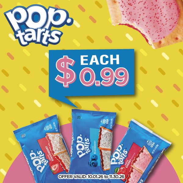 Pop Tarts offer: Buy Any Pop Tart for $.99