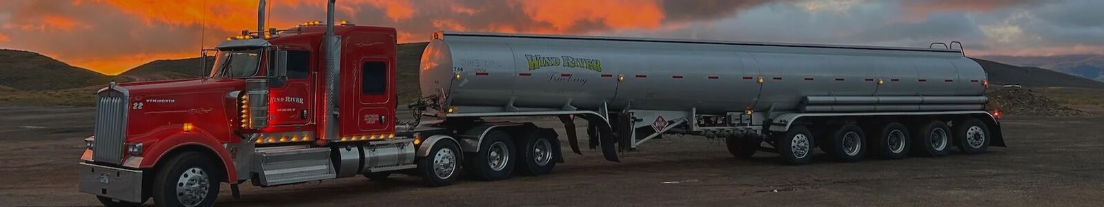 A Wind River bulk fuel delivery truck